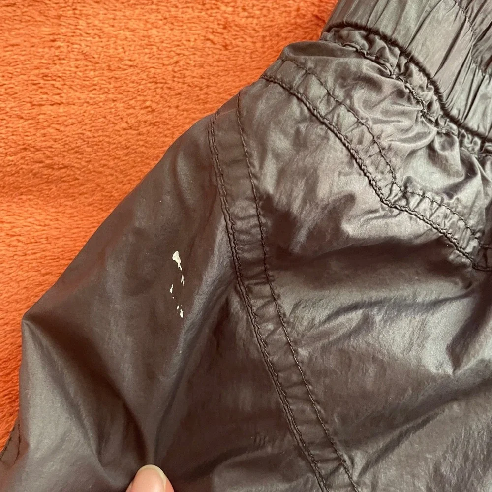 Rick Owens DRKSHDW Black Nylon Drawstring Shorts‎ Men's Size 09 Made in Italy - Picture 4 of 7